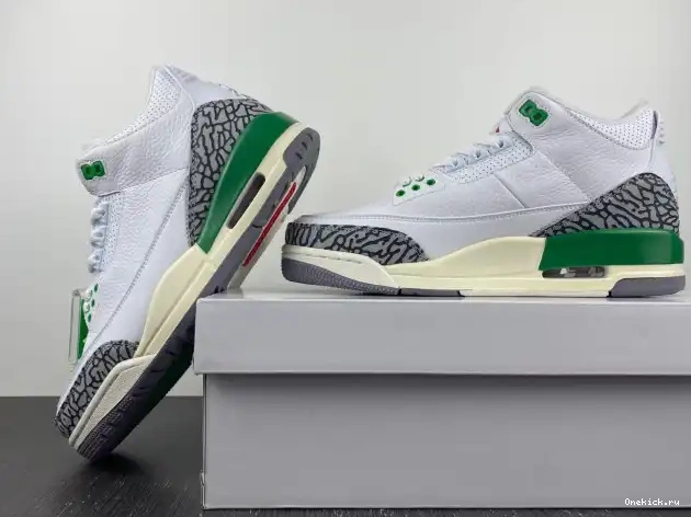 One Kick Jordan CK9246-136 Green 3 Lucky (W) Retro 0603